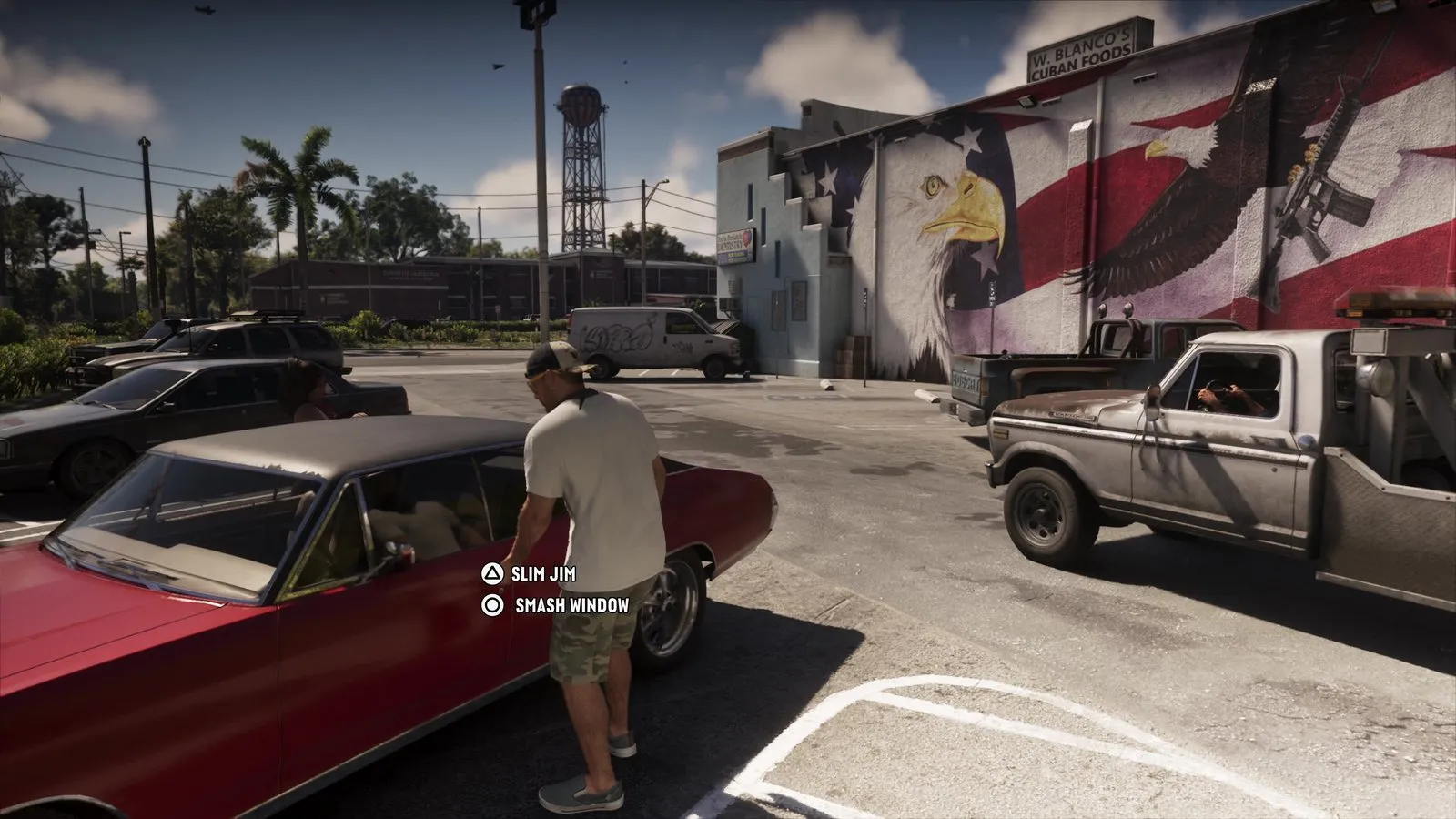 Угон и топливо — GTA 6, Подсказки Slim Jim и Smash Window