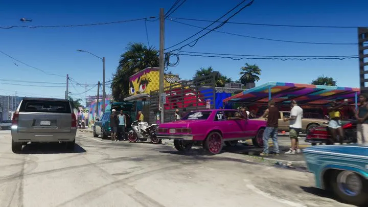 Машины на огромных дисках — GTA 6