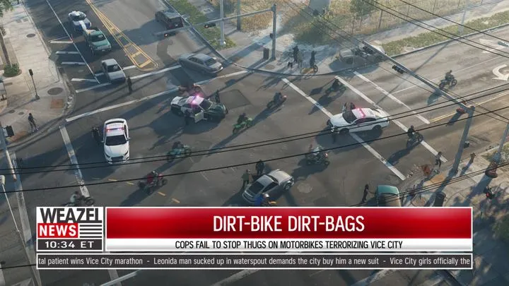 Weazel News — Заголовок DIRT-BIKE DIRT-BAGS